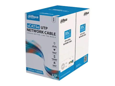 Dahua DH-PFM920I-5EUN - CAT5E U Utp Cobre Puro 305 M Blanco PoE Cpr Eca
