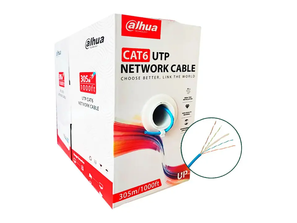 Dahua DH-PFM920I-6UN-C - Cable Utp CAT6 Ofc 305M (cpr Eca, Iec 60332-1-2, PoE) 1
