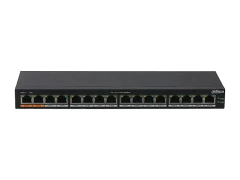 Dahua DH-PFS3016-16GT-190 - Switch PoE Gigabit 16 Puertos, No Administrable, 190W