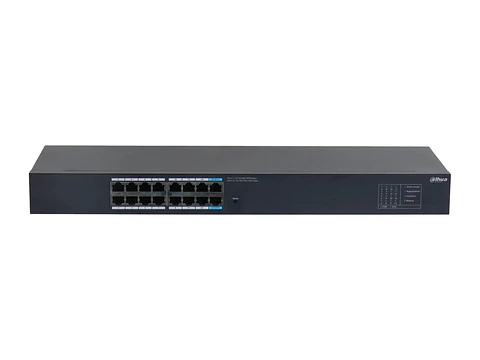 Dahua DH-SG1016 - Switch Gigabit 16 Puertos, No Administrable, Carcasa Metálica (no PoE)