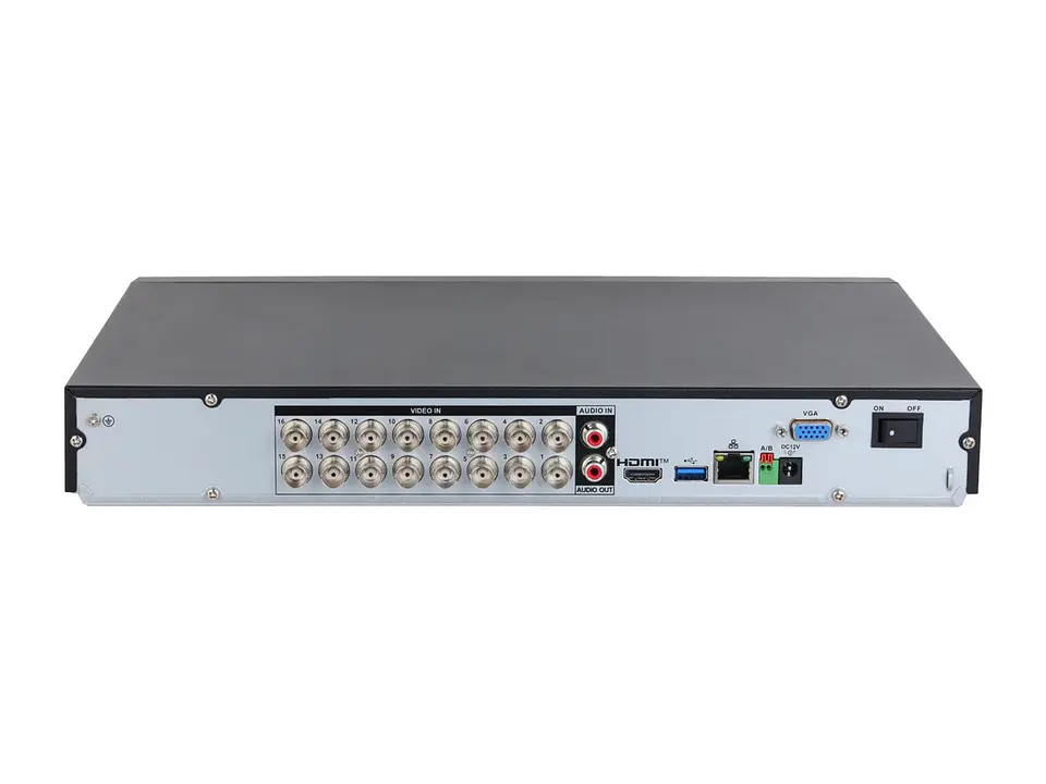 Dahua DH-XVR5216AN-4KL-I3/T - Grabador Xvr Wizsense Serie An 16CH Penta-brid 4K VALUE/5MP, 2 Bahías HDD, Audio Bidireccional por Coaxial 3