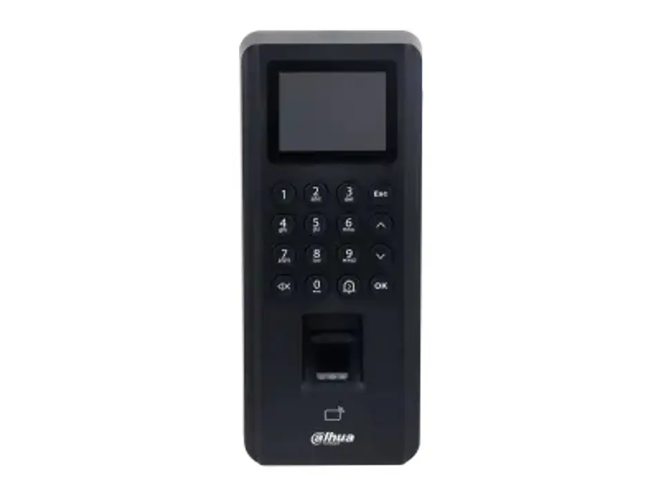 Dahua DHI-ASI2212J - Terminal de Control de Acceso Autonomo 1 Puerta - Huella/tarjeta Ic/clave - Tcp/ip - RS-485/WIEGAND - 5K Usuarios 1