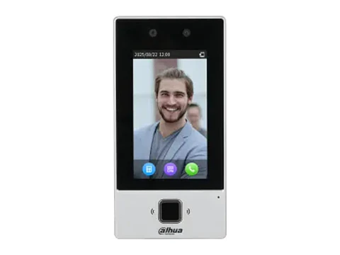 Dahua DHI-ASI6214D - Control de Acceso Standalone 1 Puerta con Reconocimiento Facial, Huella, Tarjeta, Clave y Qr - Pantalla Tactil 4.3" - 6,000 Rostros - Tcp/ip - Uso Interior