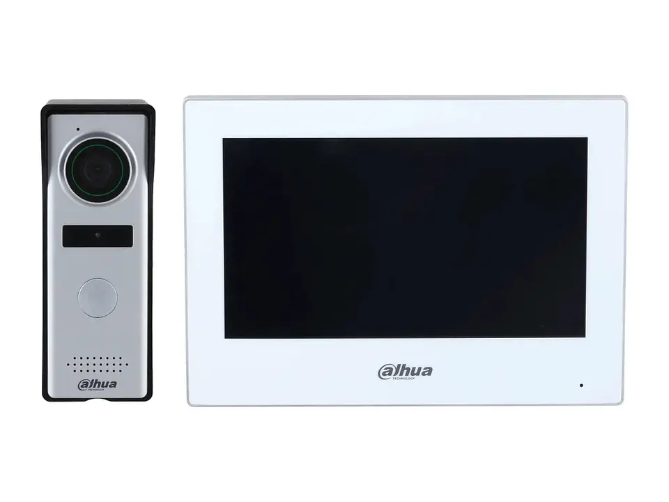 Dahua DHI-KTH01 - Kit Videoportero Híbrido 4 Hilos, Monitor WiFi 7