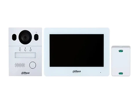 Kit Videoportero Híbrido 2 Hilos, 2MP + Monitor WIFI 7" (IP65/IK07)
