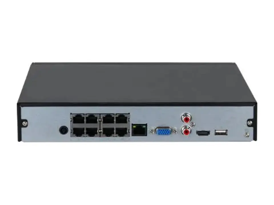 Dahua DHI-NVR2108HS-8P-4KS3 - NVR Lite 8CH 8POE Compact 1U, 1 HDD, 4K, Smd Plus 3