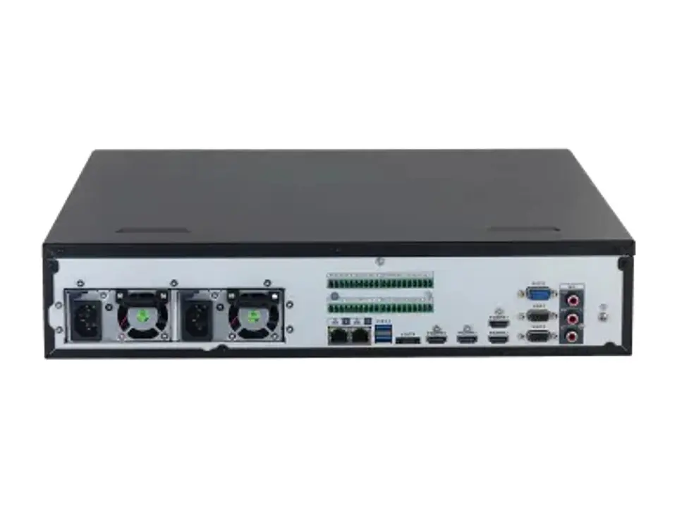 Dahua DHI-NVR608RH-32-XI - NVR Wizmind 32CH 2U, 8 HDD (hasta 20TB C/u), 1280/1280/1024 Mbps, 4 HDMI (HDMI3 Hasta 8K) + 2 VGA, RAID 0/1/5/6/10 1