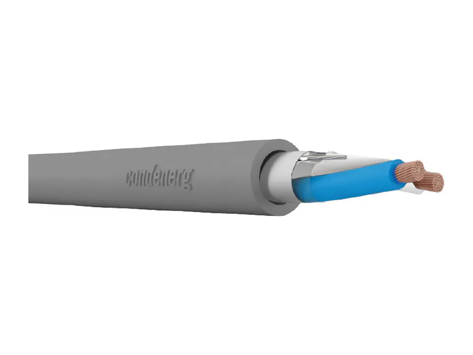 Condenerg E12349841LSZH/B3 - Rollo 305 m - Cable de automatización RS485. DATAXCOM 2Y(St)CH 1x2x0.34mm2 (22AWG) LSZH GRIS. Bobina de 305 metros 2