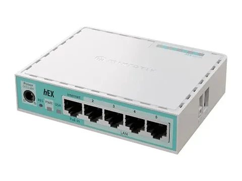 MikroTik E50UG - hEX 5 Port Gigabit 512Mb RAM Router