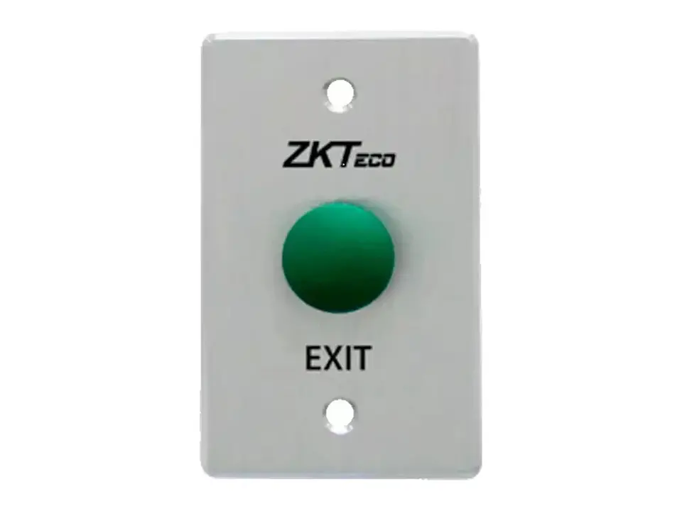 ZKTeco EB103-G - Boton Liberador Tipo Hongo con Contactos No/nc/com Color Verde 1
