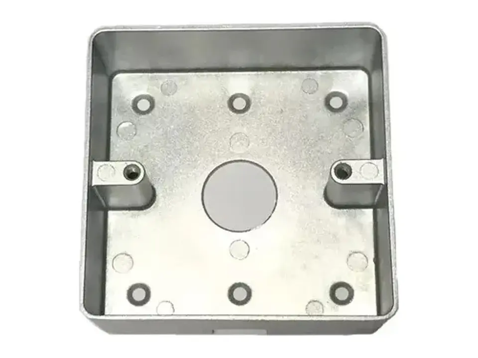 ZKTeco ED101 - Caja Metalica Cuadrada para Boton Eb y Tleb 2