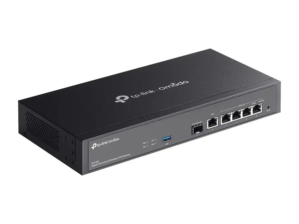TP-Link Omada ER7406 - Omada Router VPN Gigabit, SFP + 5×RJ45 WAN/LAN 4