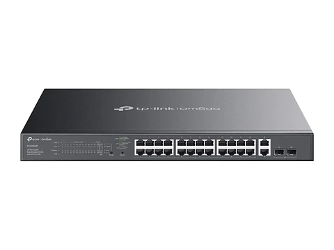 TP-Link Omada ES228GMP - Switch administrable Omada L2+, 24 Gb PoE+ (384W), 2 Gb, 2 SFP 1G