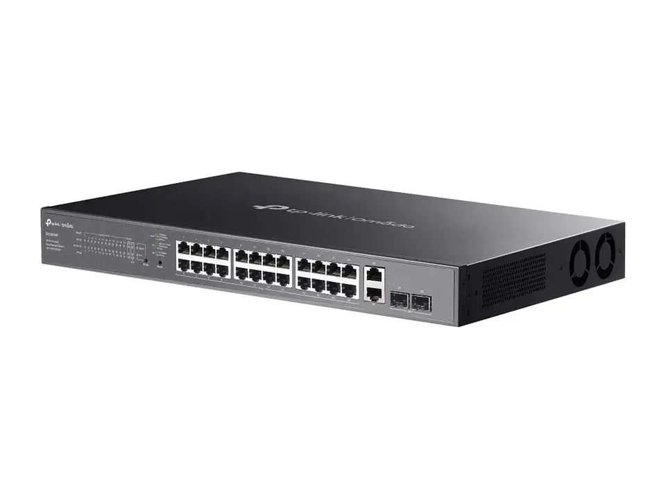 TP-Link Omada ES228GMP - Switch administrable Omada L2+, 24 Gb PoE+ (384W), 2 Gb, 2 SFP 1G 3