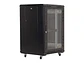 Finen F1-AS6832-P - Gabinete de Piso 32-RU 1,609 x 600 x 800mm (Puertas: Frontal con vidrio y Posterior c/malla) Incluye kit de 4 ventiladores - Miniatura 2