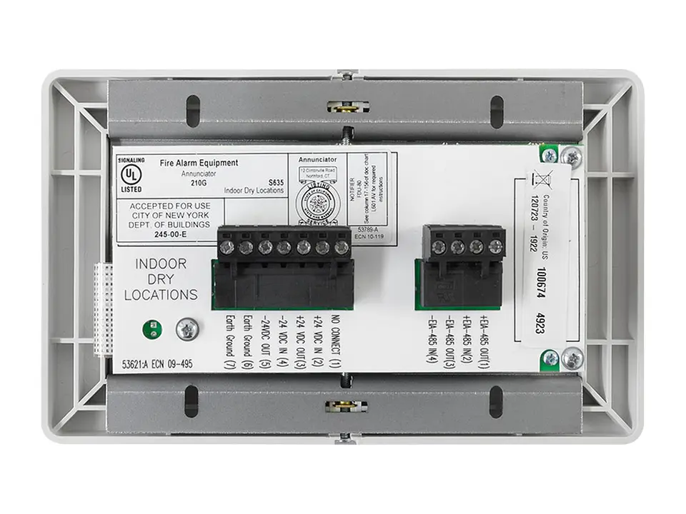 Notifier FDU-80 - Anunciador Remoto LCD - 80 Caracteres. para Paneles NFS-320 y NFS2-640 2