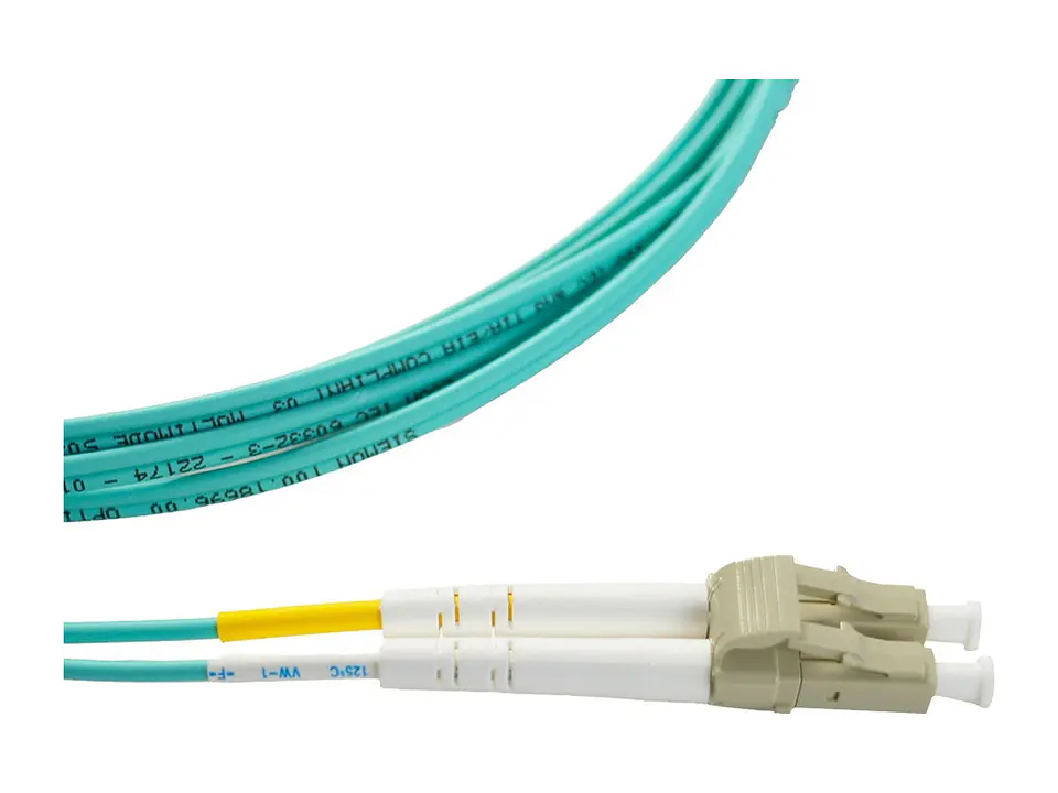 Siemon FJ2-LCLC5V-03AH - Patch Cord FO LC/LC Multimodo 50um Dúplex OM4 XGLO 3mts LSZH. Color Aqua 4