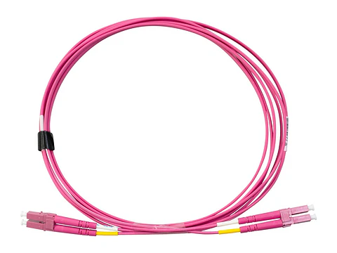 Siemon FJ2-LCLC5V-03EH - Patch Cord FO LC/LC Multimodo 50um Dúplex OM4 XGLO 3mts LSZH. Color Violeta