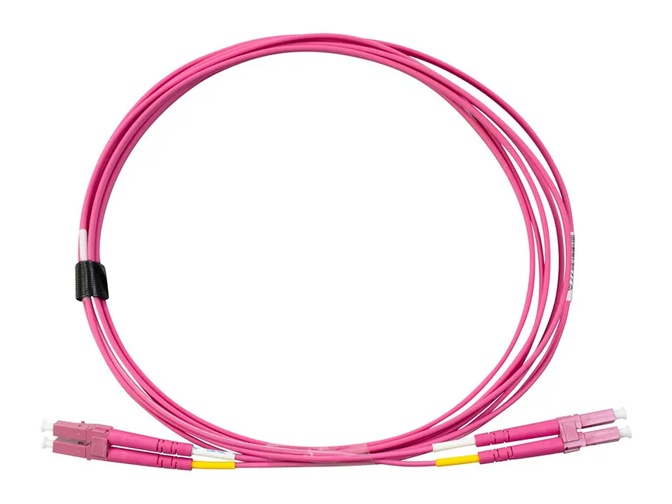 Siemon FJ2-LCLC5V-03EH - Patch Cord FO LC/LC Multimodo 50um Dúplex OM4 XGLO 3mts LSZH. Color Violeta 1