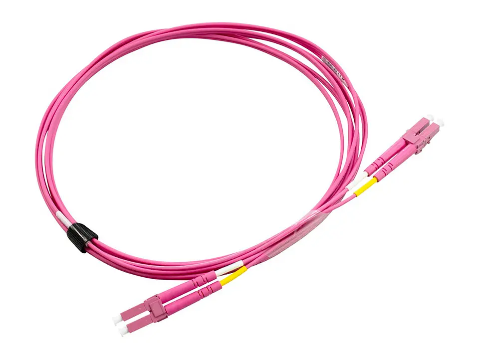 Siemon FJ2-LCLC5V-03EH - Patch Cord FO LC/LC Multimodo 50um Dúplex OM4 XGLO 3mts LSZH. Color Violeta 2