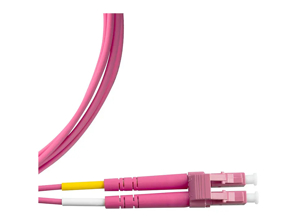 Siemon FJ2-LCLC5V-03EH - Patch Cord FO LC/LC Multimodo 50um Dúplex OM4 XGLO 3mts LSZH. Color Violeta 3