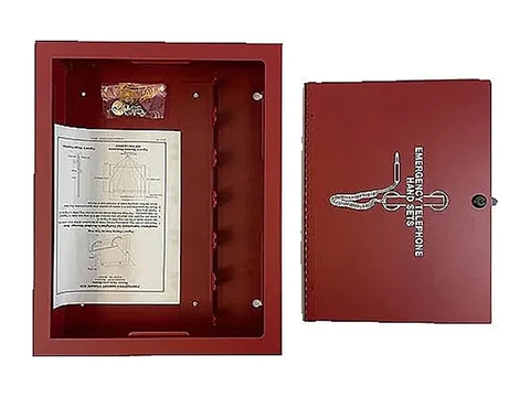 Gabinete Rojo para Telefono de Bomberos