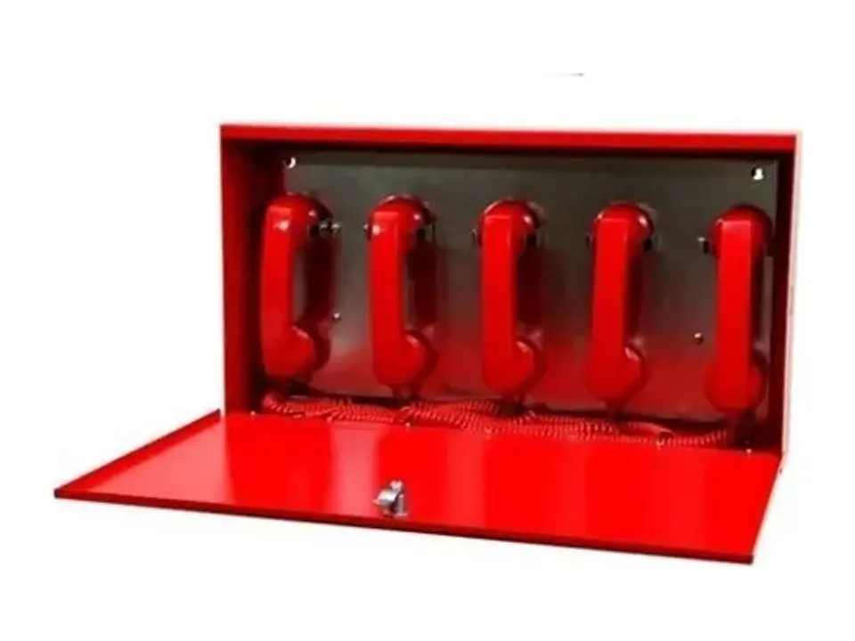 Gabinete Rojo para Telefono de Bomberos 2
