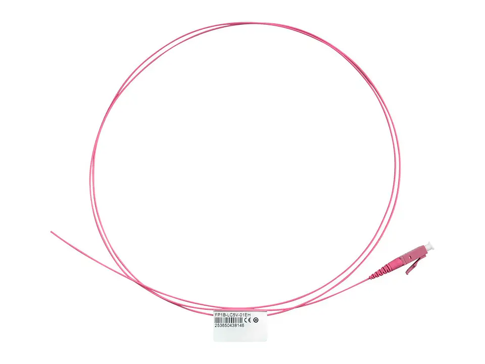 Siemon FP1B-LC5V-01EH - Pigtail FO LC Multimodo 50um Simplex OM4 XGLO 1mt LSZH. Color Violeta 1
