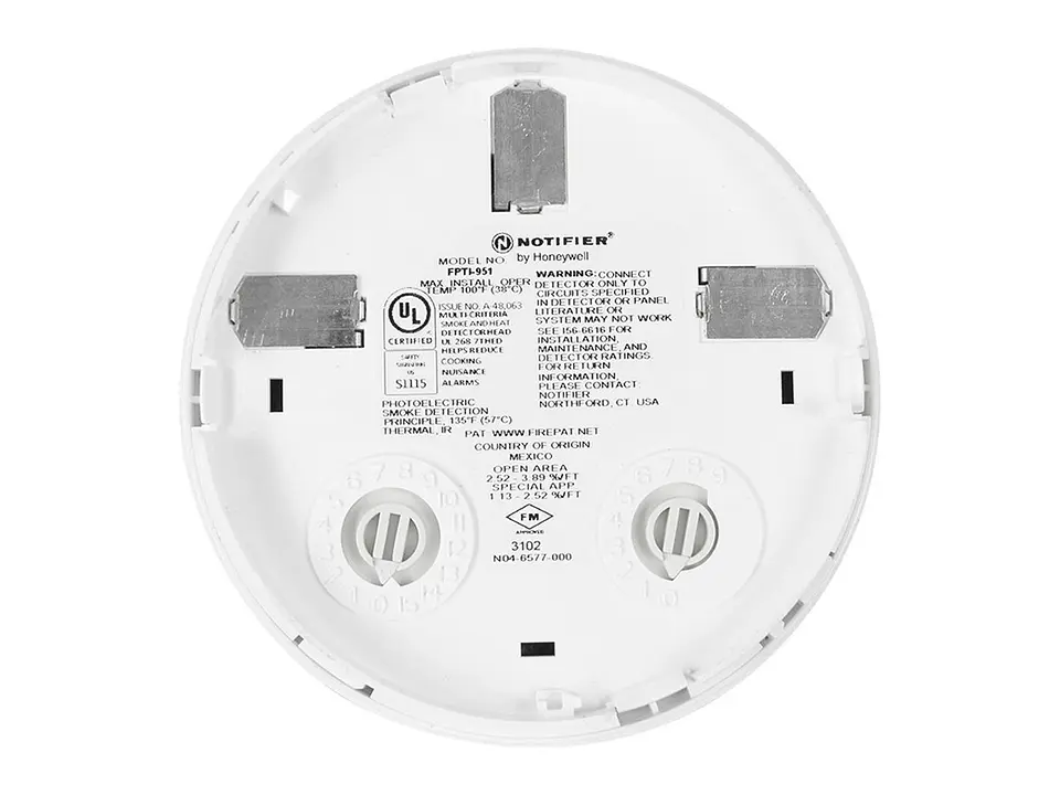 Notifier FPTI-951 - Sensor Fotoeléctrico Multicriterio (fotoeléctrico, Térmico E Infrarrojo) 2