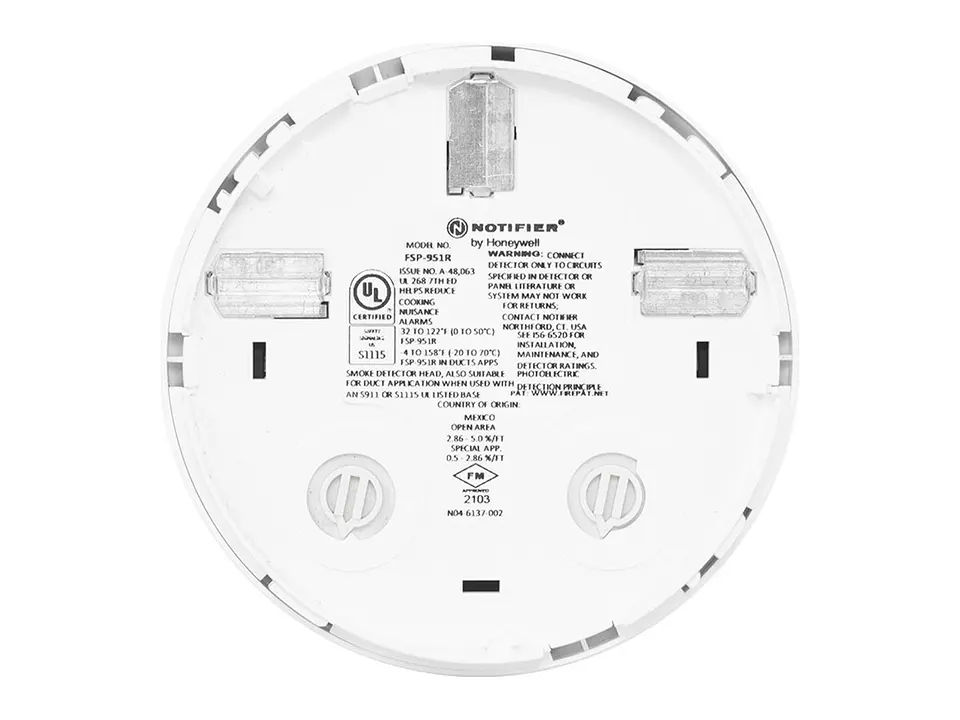 Notifier FSP-951R - Detector de Humo Fotoeléctrico Direccionable con Prueba Remota. para Ducto 3