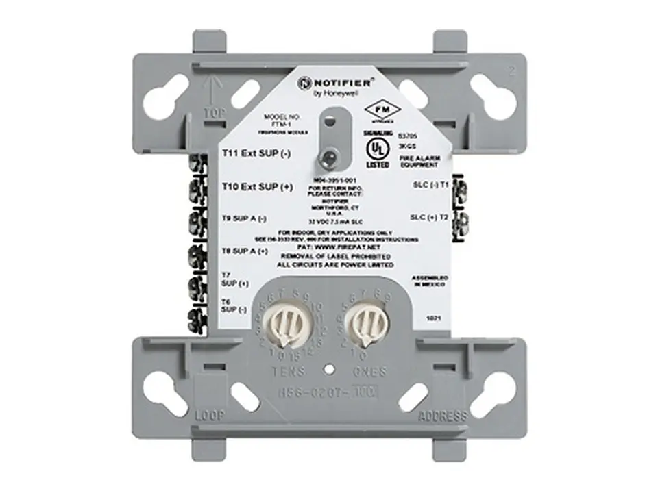 Notifier FTM-1 - Módulo Direccionable de Teléfono Bombero 1