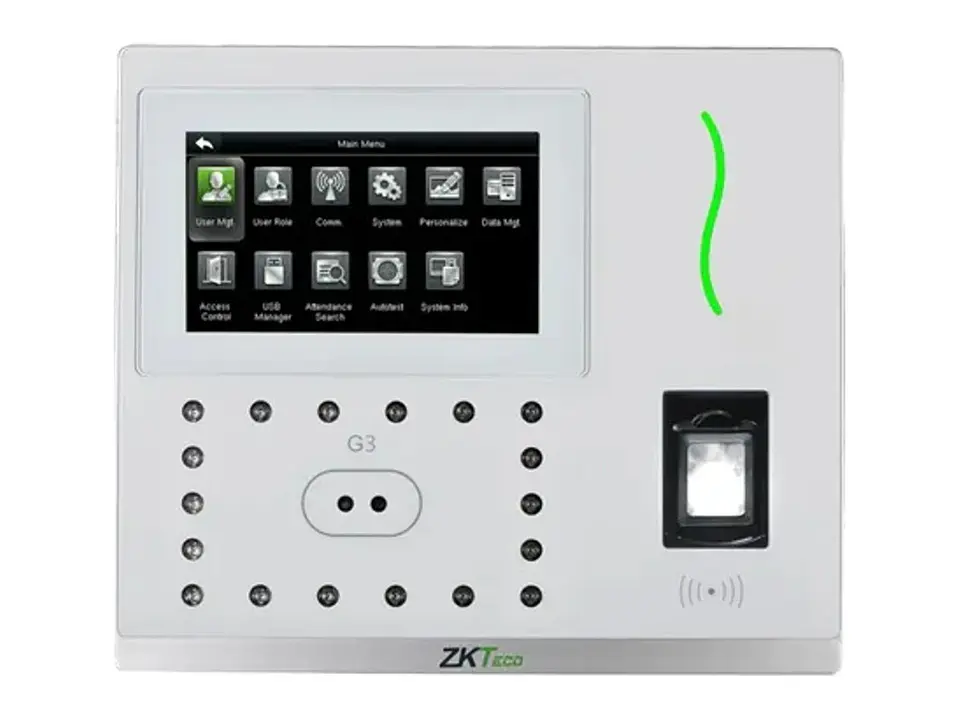 ZKTeco G3-ID - Control de Asistencia y Acceso Multibiometrico 1