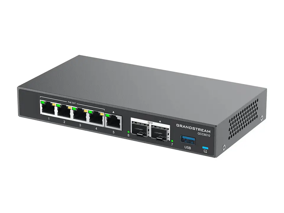 Grandstream GCC6010 - 4 en 1: Firewall, Router, Pbx IP, Switch Gigabit 1