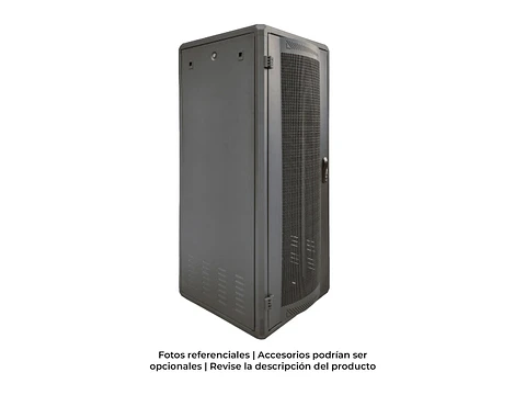 Quest GF-2211 - Gabinete de Piso 28-RU 1,425 x 580 x 810mm Negro (Puerta con Malla)