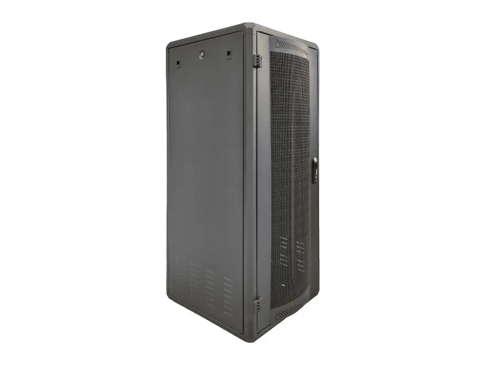 Quest GF-2211 - Gabinete de Piso 28-RU 1,425 x 580 x 810mm Negro (Puerta con Malla) 2