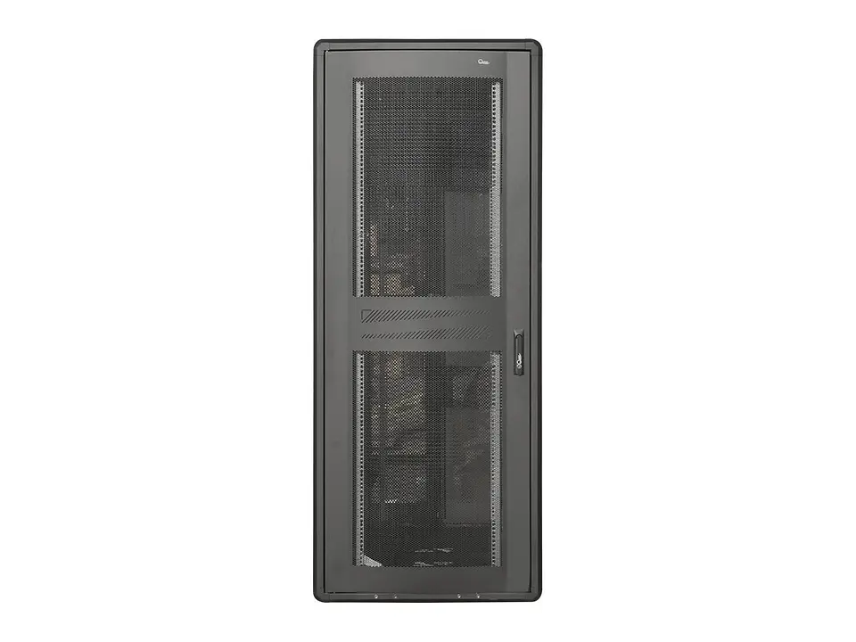 Quest GF-2887 - Gabinete de Piso 42-RU 2,000 x 800 x 1,000mm Negro (Puerta frontal curva y posterior doble hoja, ambas con malla) 3