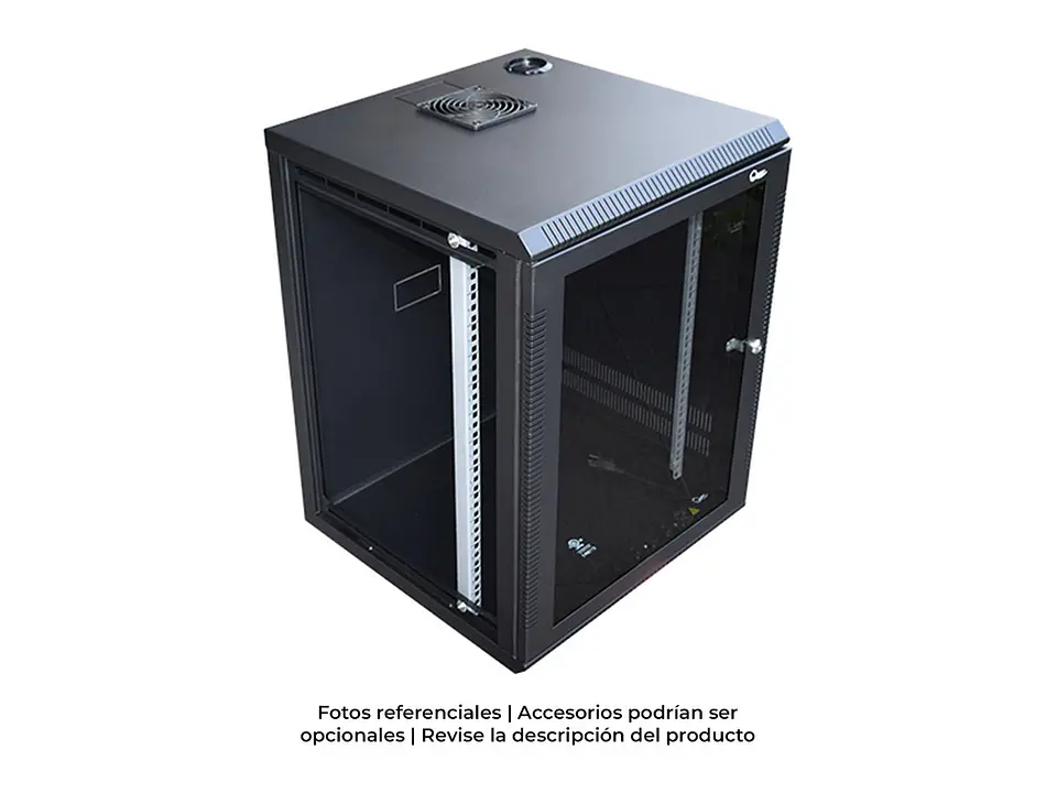Quest GT-2177 - Gabinete de Pared 5-RU 284 x 520 x 510mm (Puerta c/Vidrio de Seguridad y Paneles Laterales Desmontables) 1