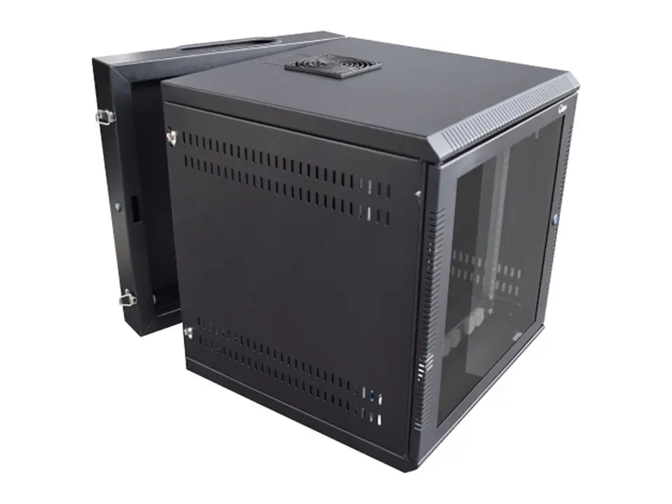 Quest GW-2066 - Gabinete de Pared 16-RU 773 x 525 x 590mm (Abatible, Puerta c/Vidrio de Seguridad ) 3