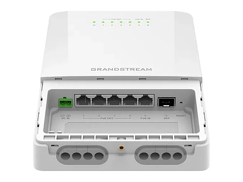 Grandstream GWN7710R - Switch PoE Lite administrable para exteriores de 6 puertos