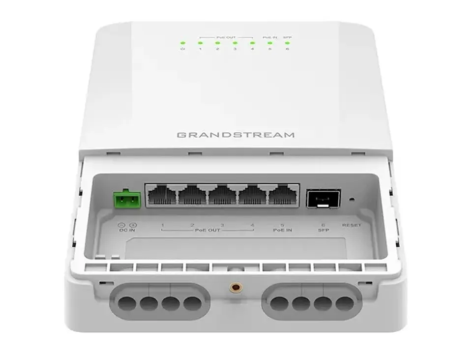 Grandstream GWN7710R - Switch PoE Lite administrable para exteriores de 6 puertos 1
