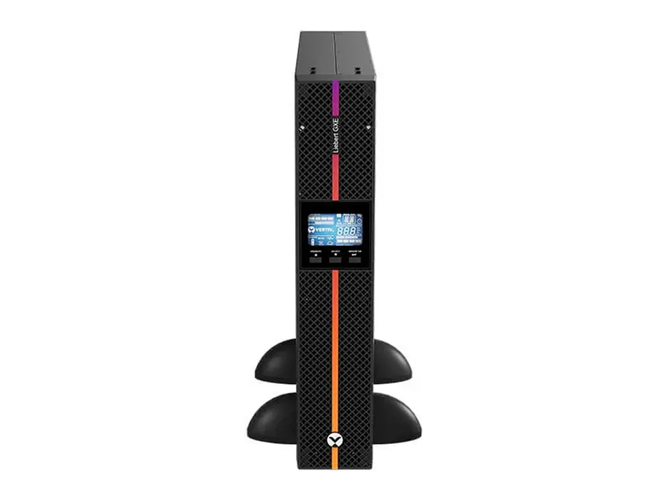 Vertiv GXE3-2000IRT2UXL - UPS Online Liebert GXE3 2000VA/1800W 230V, Rack/Torre, (8) IEC C13 salidas, 5min @ 75% carga. Incluye kit de riel. Cable de alimentación de entrada tipo F 3