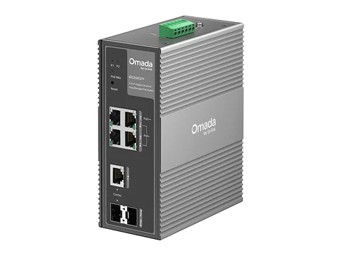 TP-Link Omada IES206GPP - Omada Switch Industrial Easy Managed 6 puertos Gigabit, 1×PoE++ + 3×PoE+ + SFP + Combo