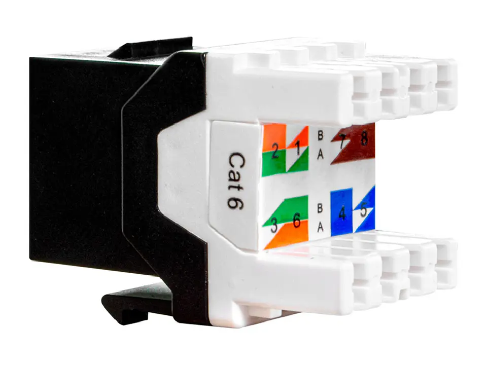 LinkBasic JKA09-UC6-BL - Jack UTP RJ-45 Cat6 Negro 1