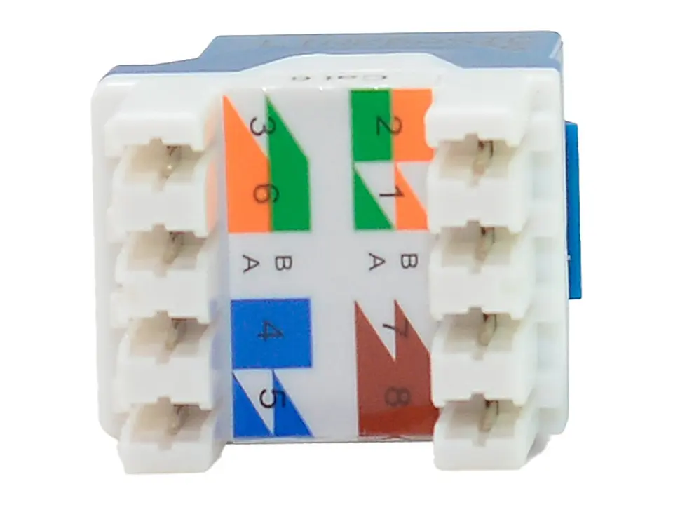 LinkBasic JKA09-UC6-BU - Jack UTP RJ-45 Cat6 Azul 2