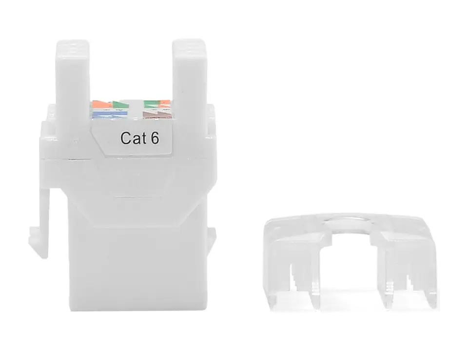 LinkBasic JKA09-UC6-WH - Jack UTP RJ-45 Cat6 Blanco 4