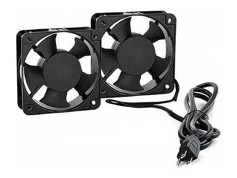 Nexus K2V220V-GEN - Kit de 2 ventiladores genéricos para gabinetes Quest/Tundra 220V (Garantía: 3 meses)