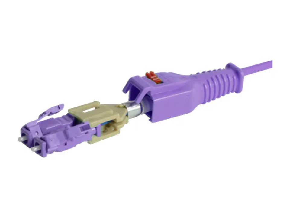 Siemon LBP-LCLC5V-02EH - Patch Cord FO LC/LC Multimodo 50um Dúplex OM4 LSZH XGLO 2mts BladePatch. Color Violeta 3