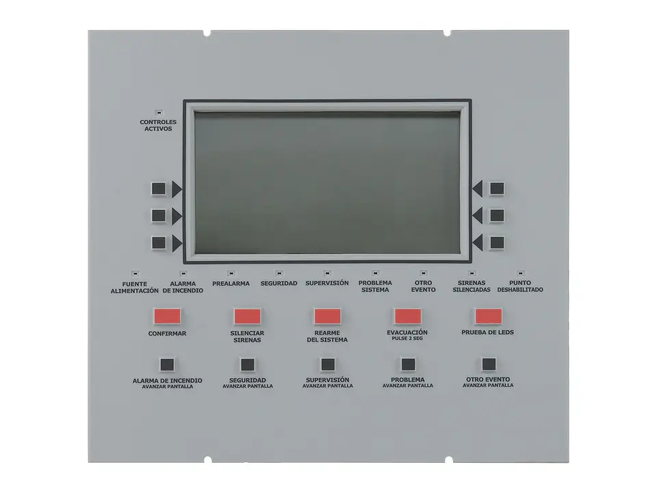 Notifier LCD-160-SP - Anunciador Remoto de 160 Caracteres en Español para Uso con Panel NFS2-3030 y NCA-2 1