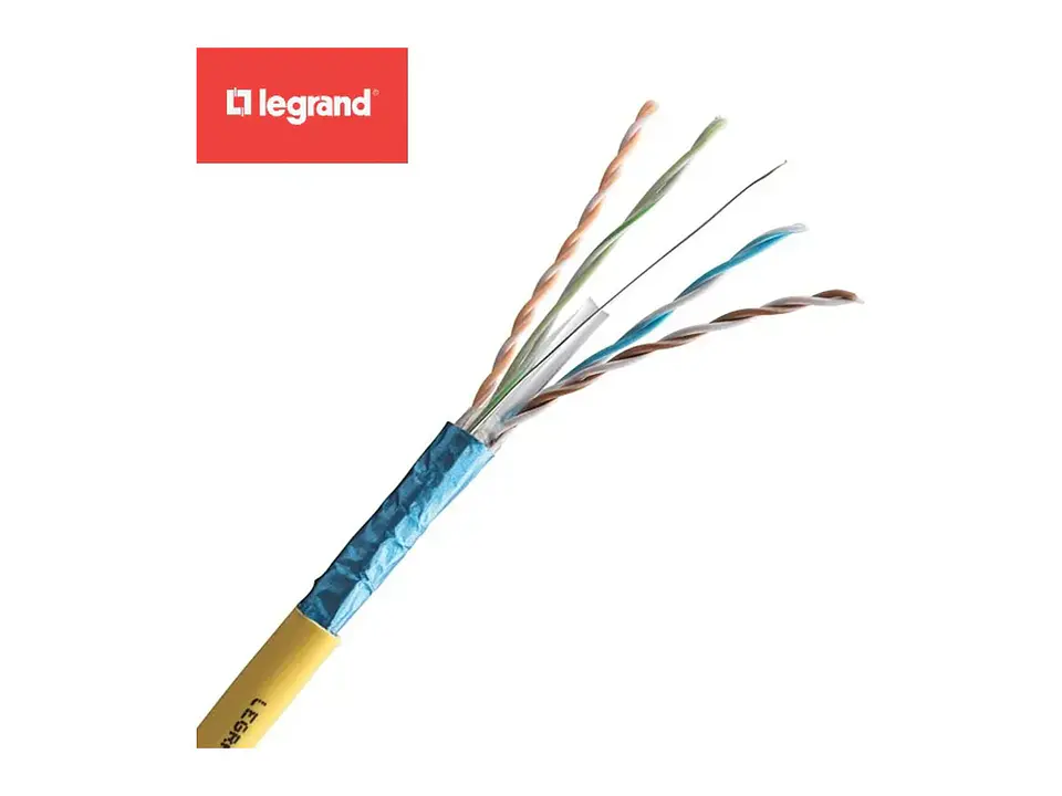 Legrand LE-032869 - Cable CAT6A F/utp LSZH-3 Rollo 500M Amarillo 23AWG 3