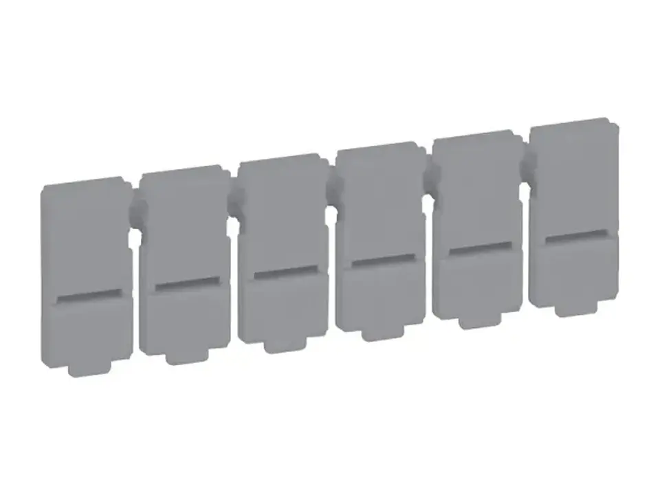 Legrand LE-033756 - Módulo de 6 Tapas Ciegas Divisibles para Patch Panel LCS3 1